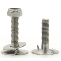 High hardness stainless steel full thread connector bolt and nuts fasteners